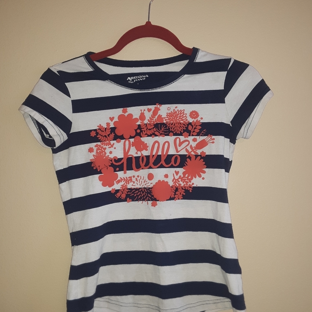 Blue and white striped shirt Arizona Jean